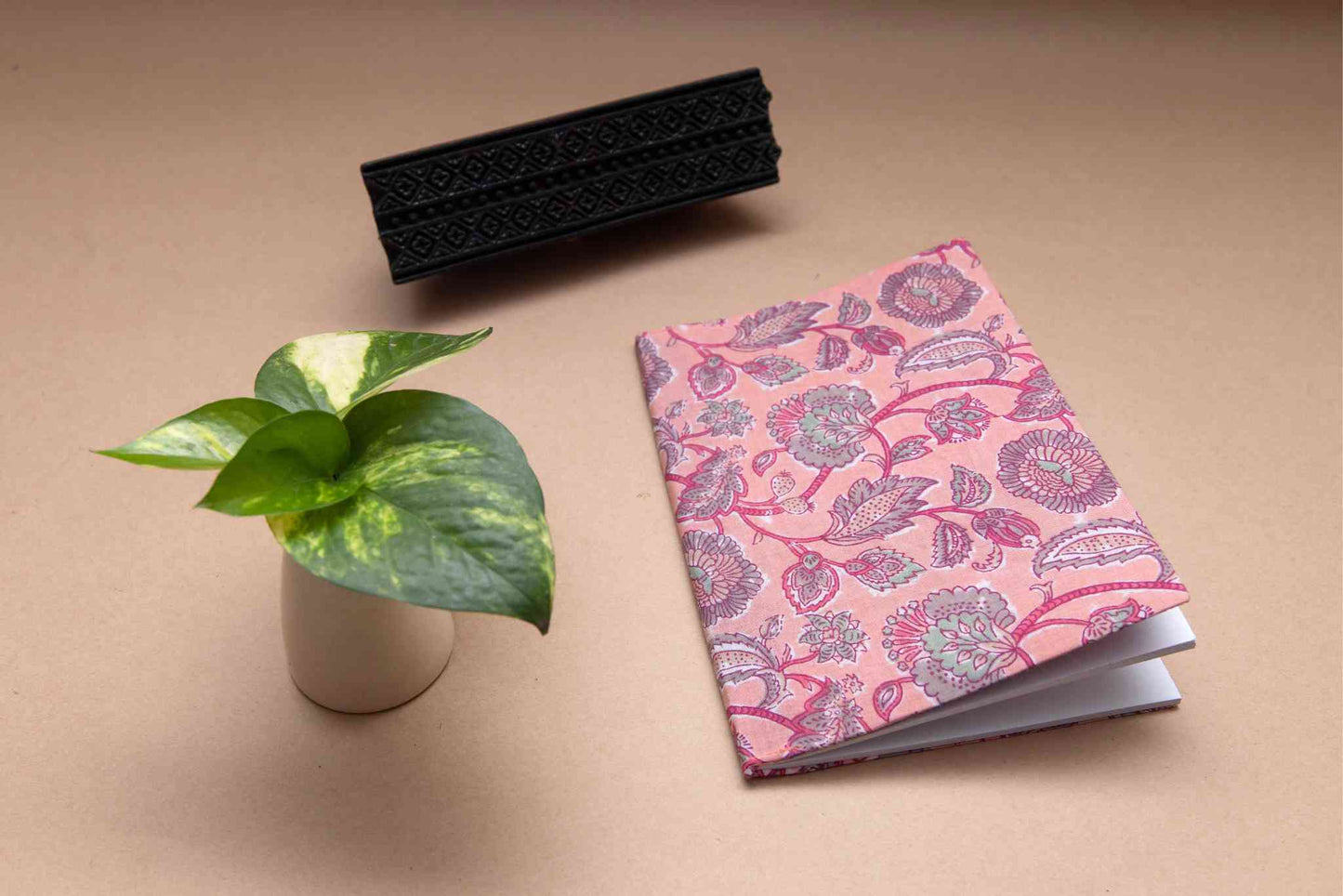 Candy Pink Recycled Notebook
