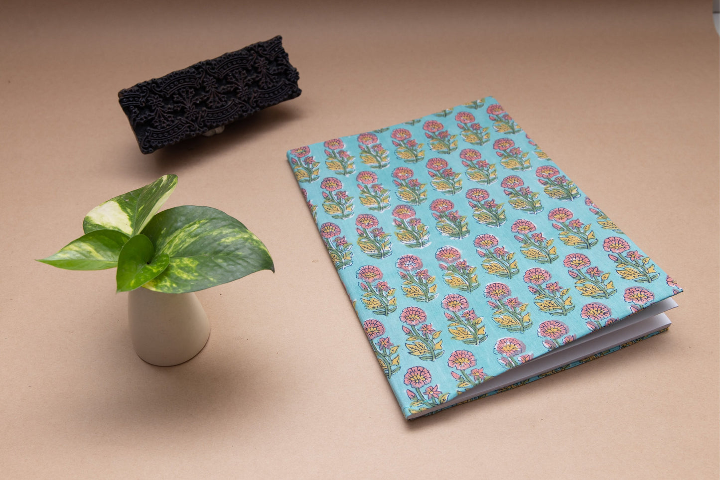 Blue & Pink Recycled Notebook