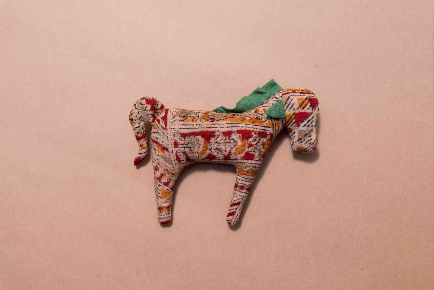 Upcycled Kalamkari Pony