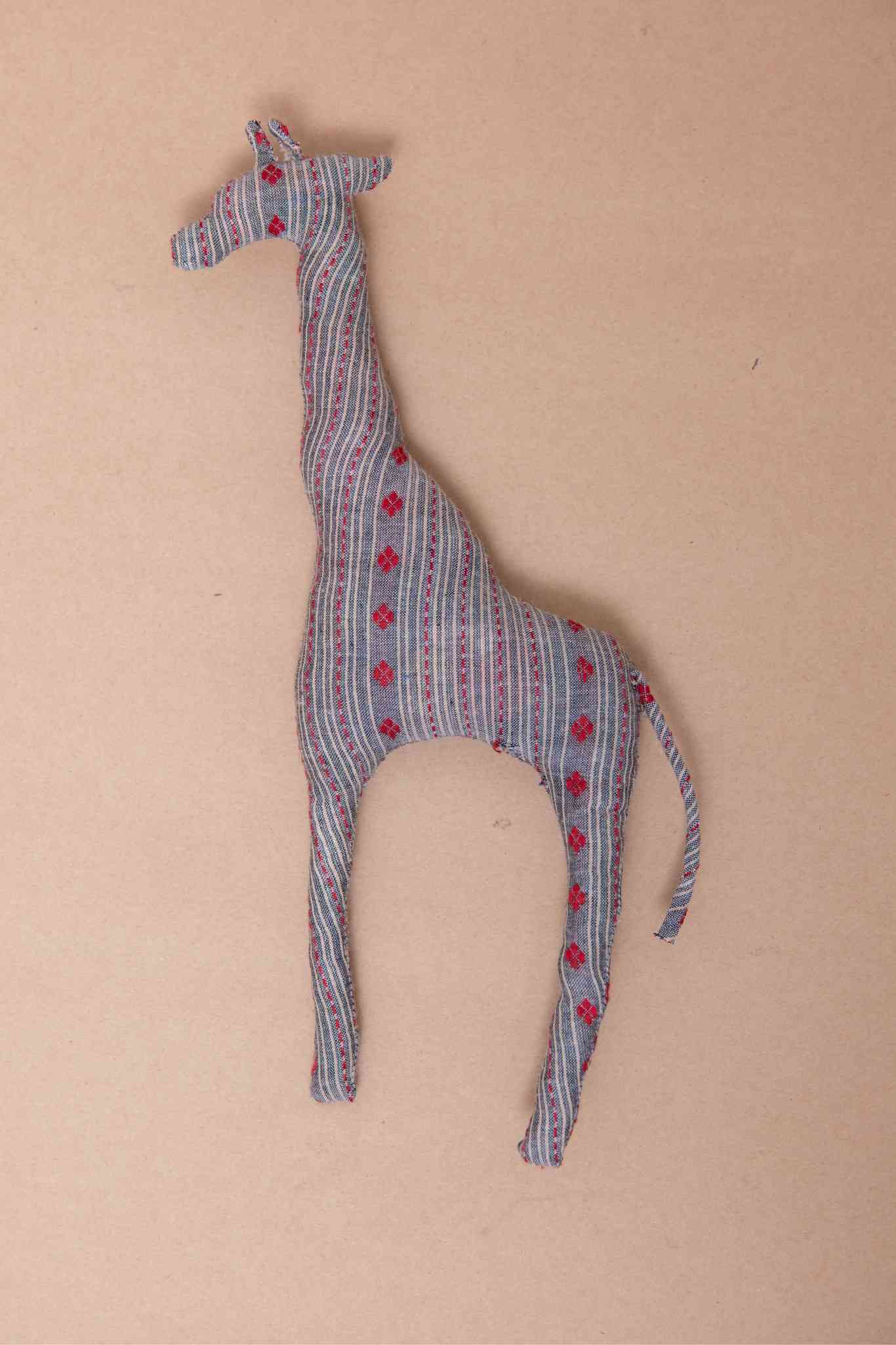 Upcycled Lava & Red Giraffe
