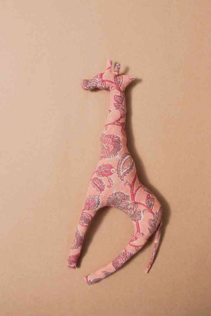 Upcycled Candy Pink Giraffe