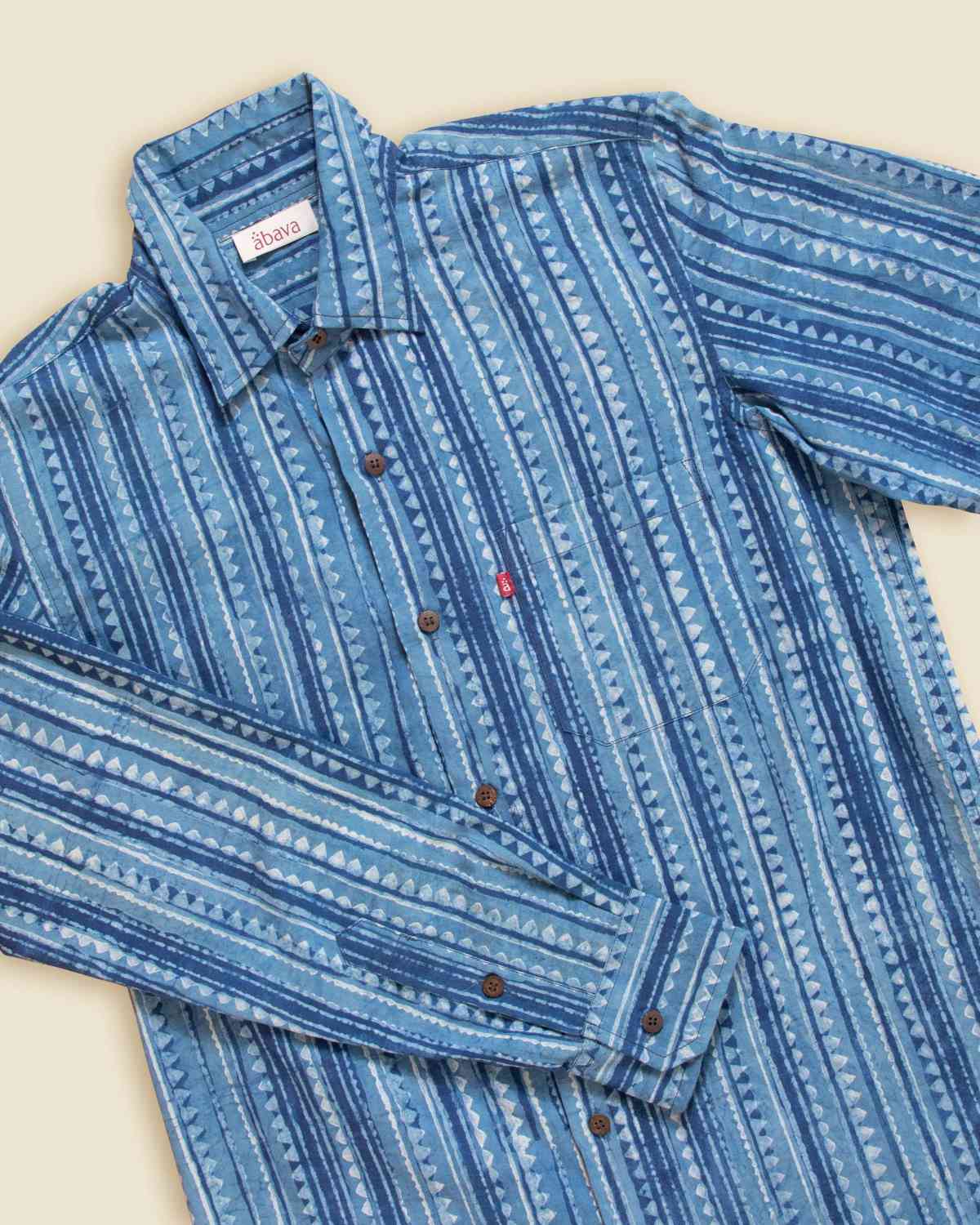 Zigzag Indigo Shirt