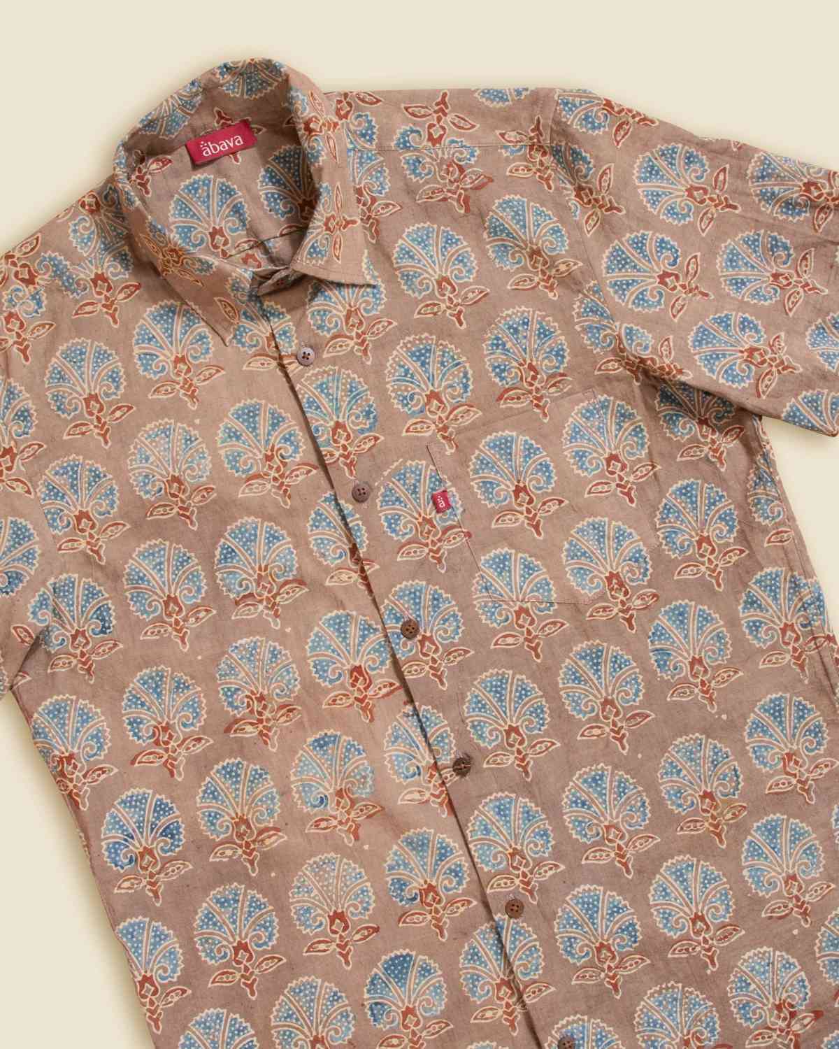 Blue Bloom Bush Shirt