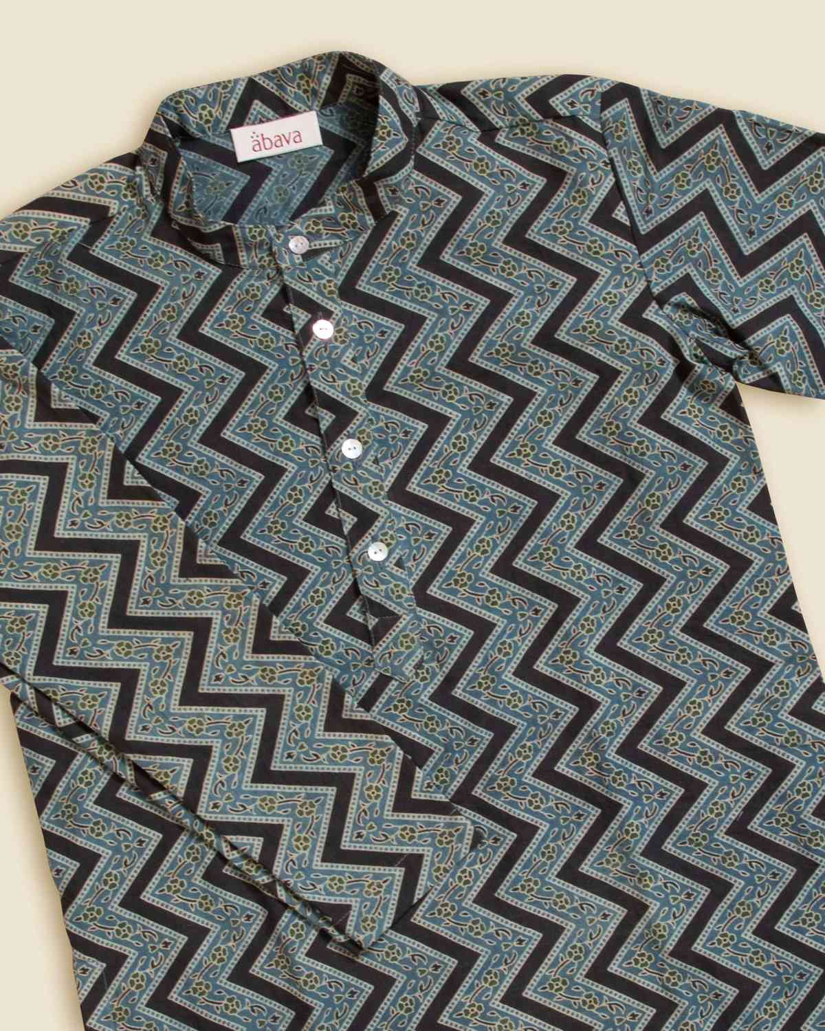 Moon Black Kurta