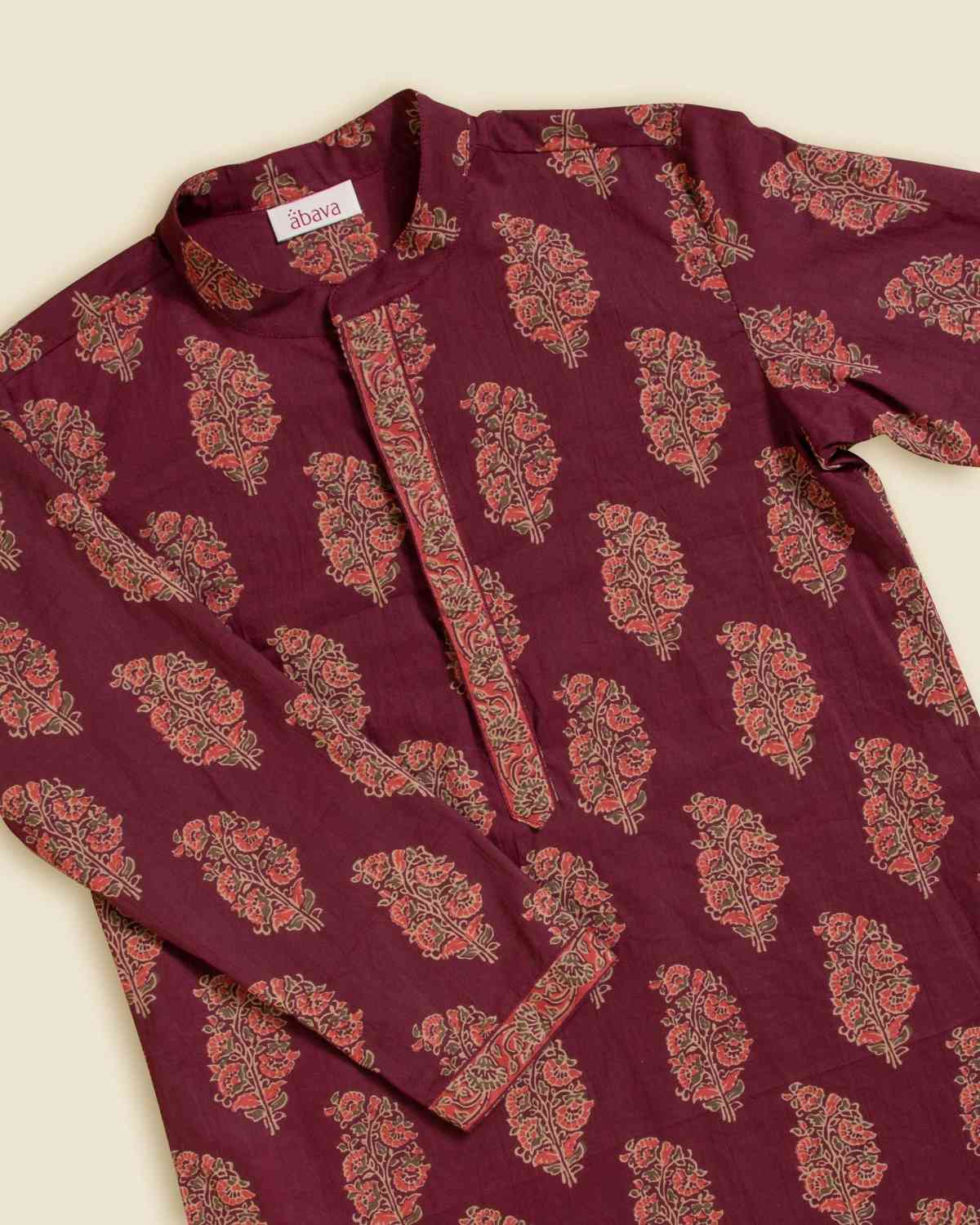 Mahogany Sunset Kurta