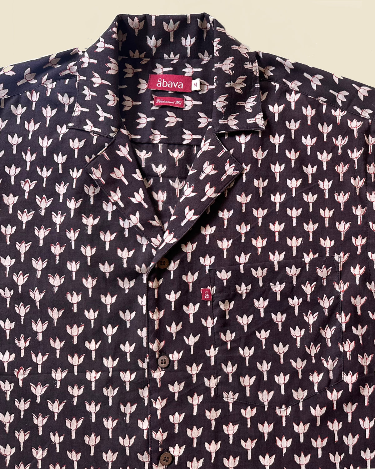 Black Lotus Block Print Shirt