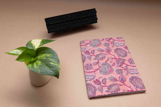 Candy Pink Recycled Notebook
