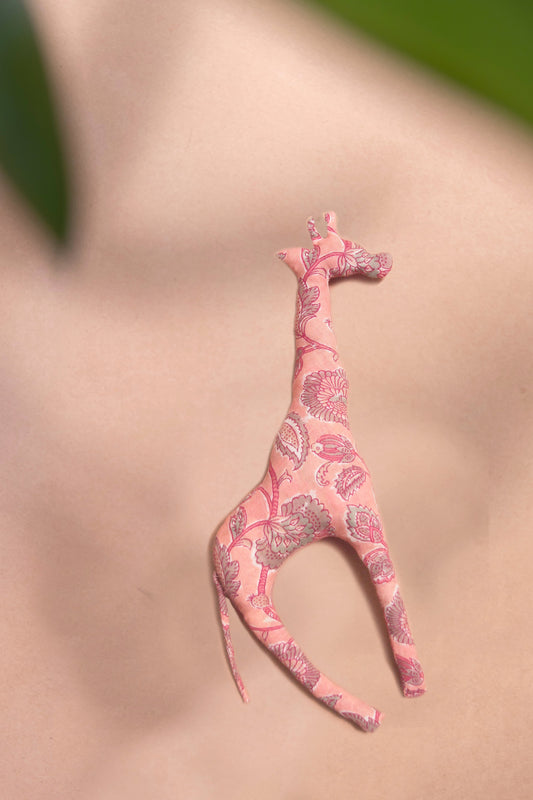 Upcycled Candy Pink Giraffe
